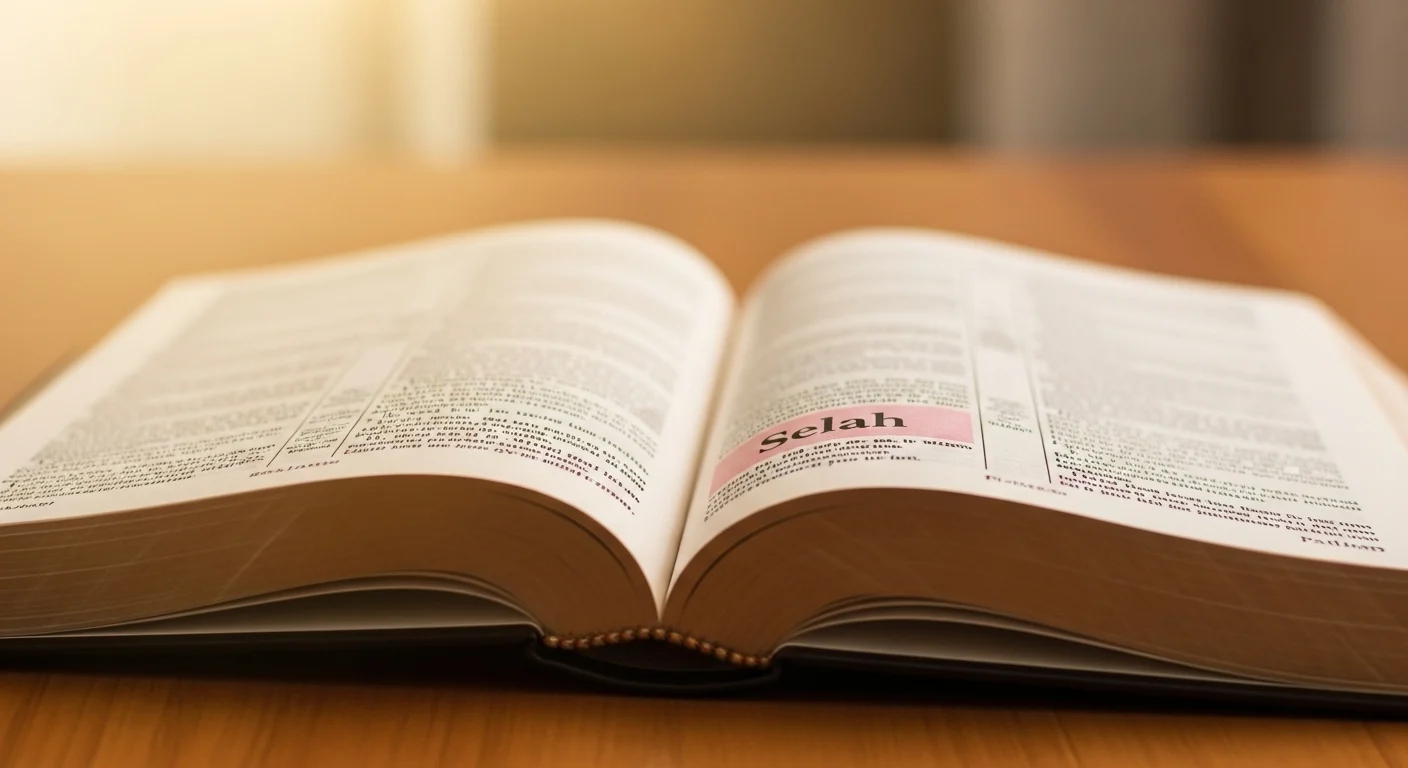 meaning of selah in the bible