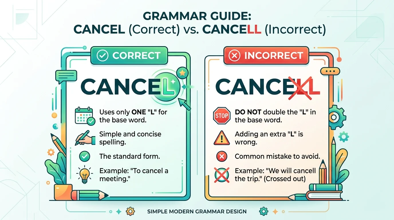 cancell vs cancel