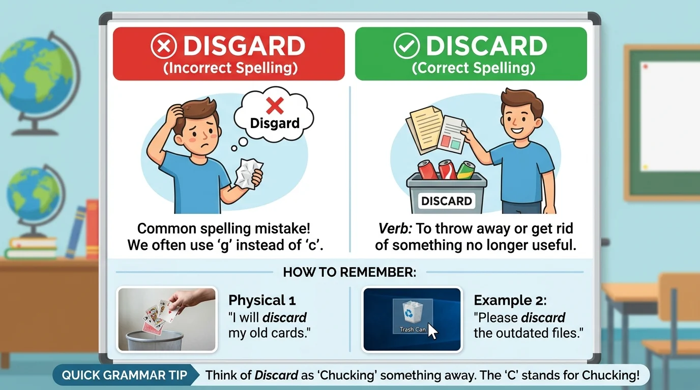 discard vs disgard