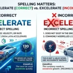 excelerate or accelerate