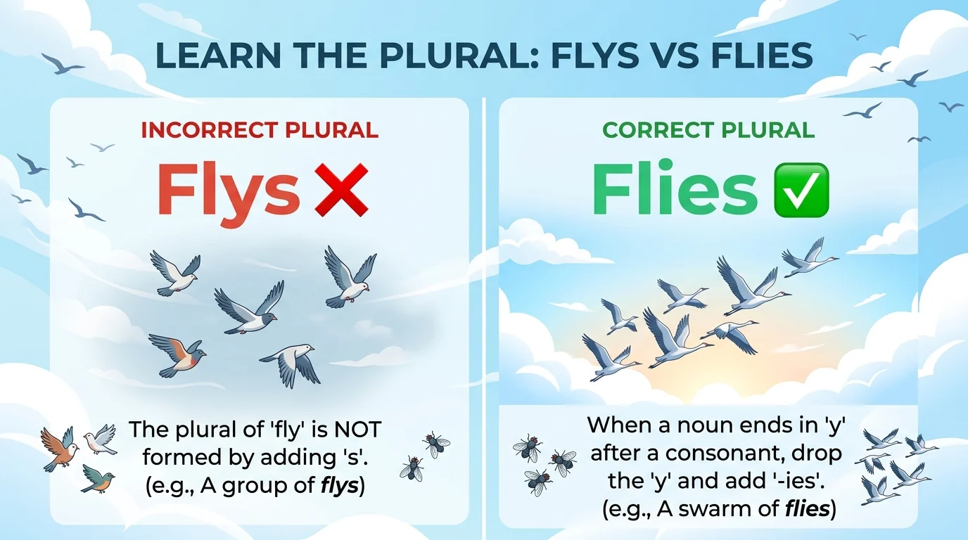 flys vs flies
