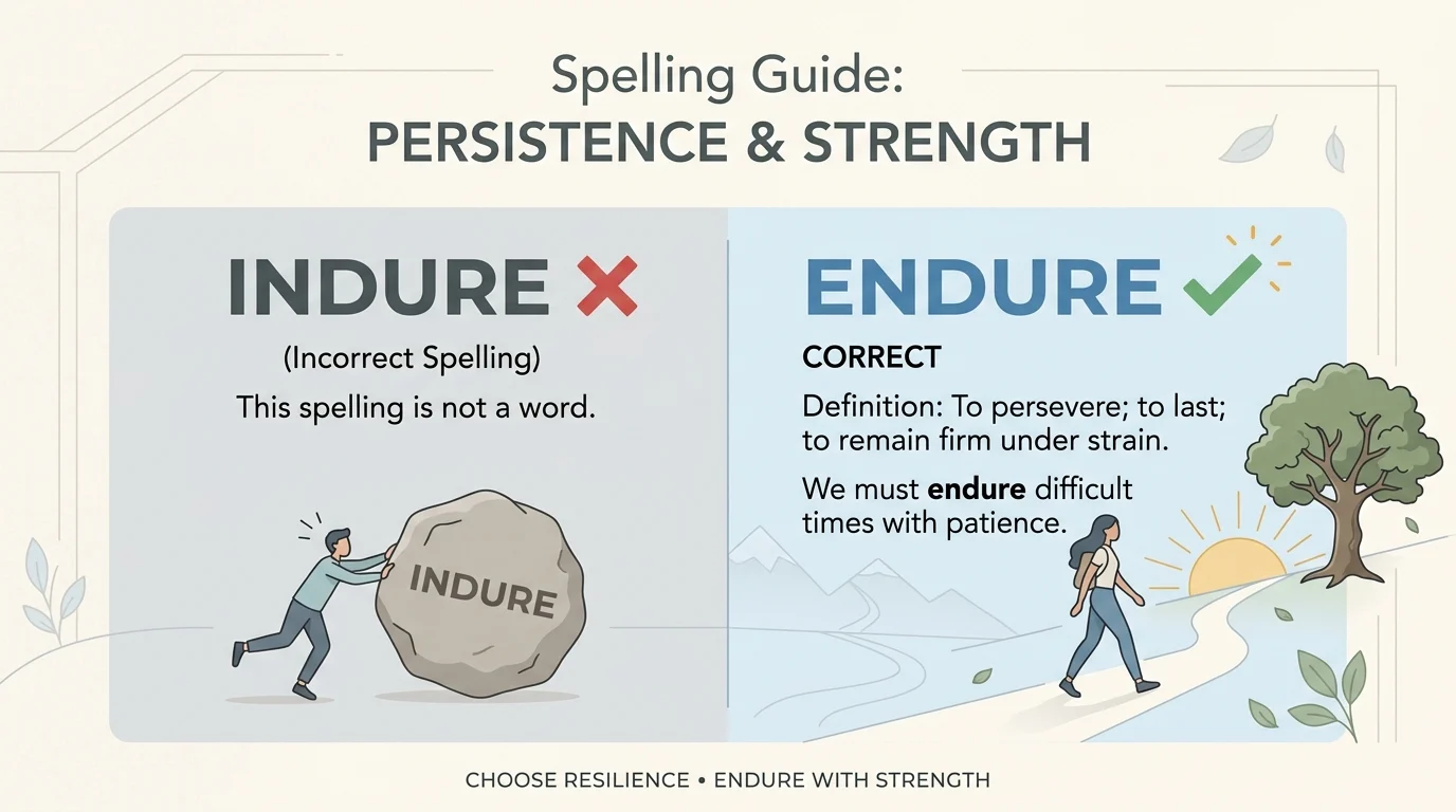 indure vs endure