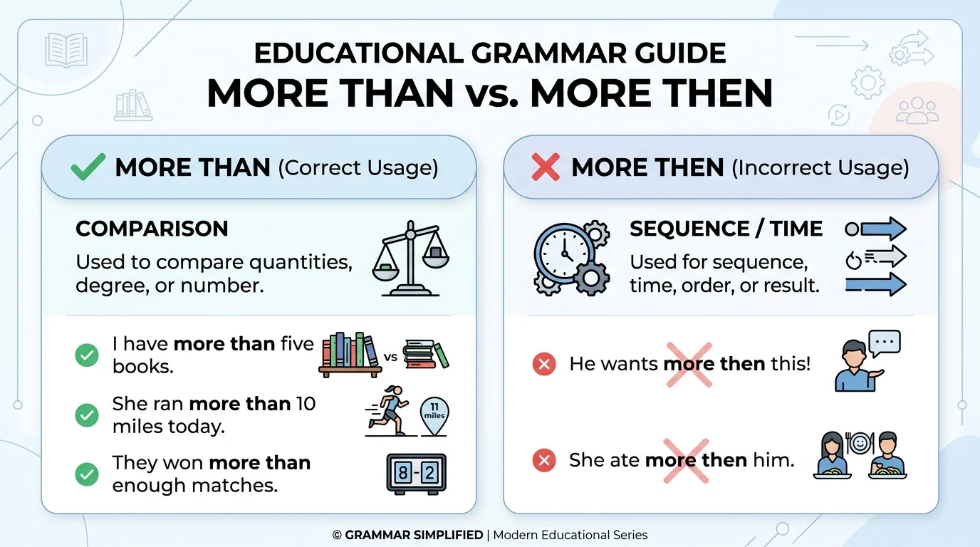 more then vs more than