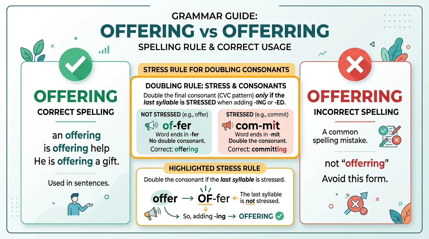 offerring vs offering