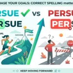 persue vs pursue