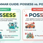possess vs posses