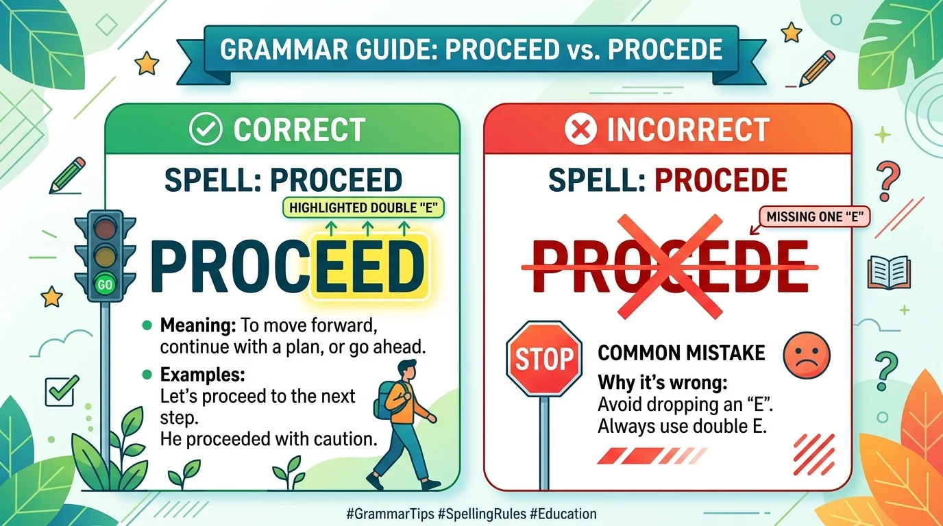 proceed vs procede