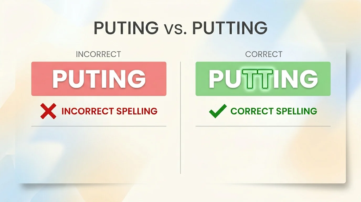 puting vs putting