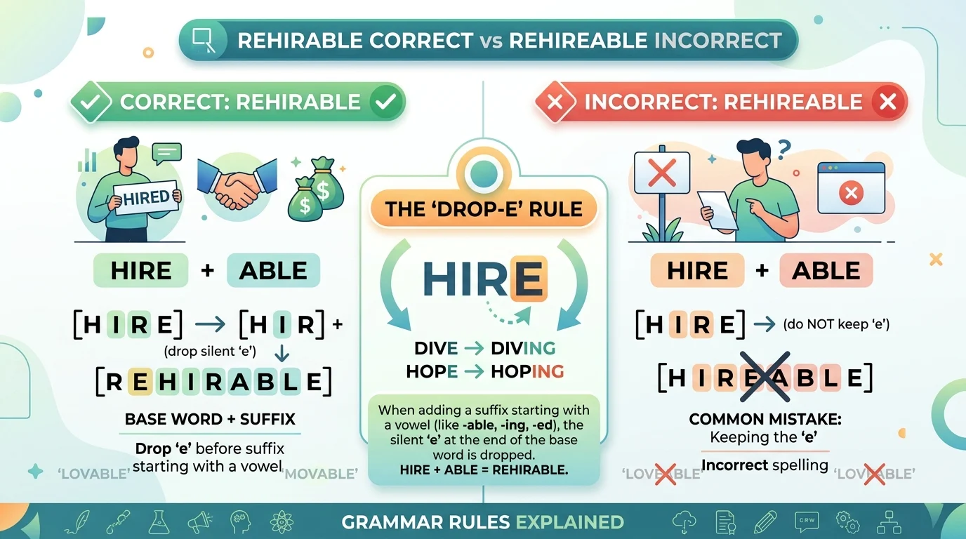 rehireable vs rehirable