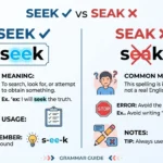 seak vs seek