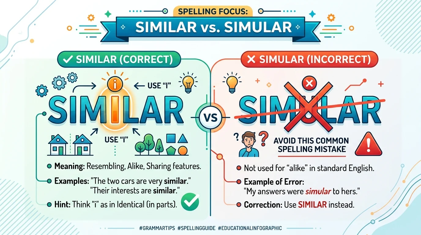 simular vs similar