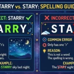 stary vs starry