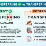 transferring vs transfering