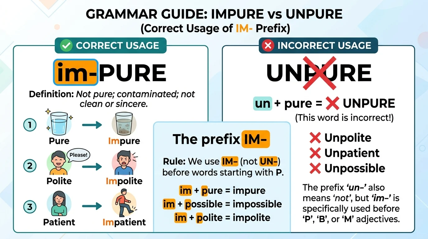 unpure vs impure